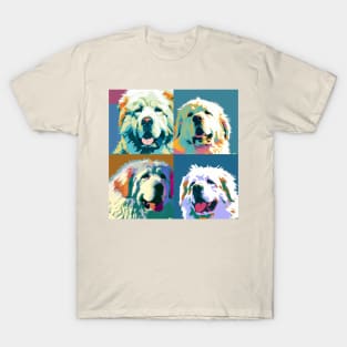 Great Pyrenees Pop Art - Dog Lover Gifts T-Shirt